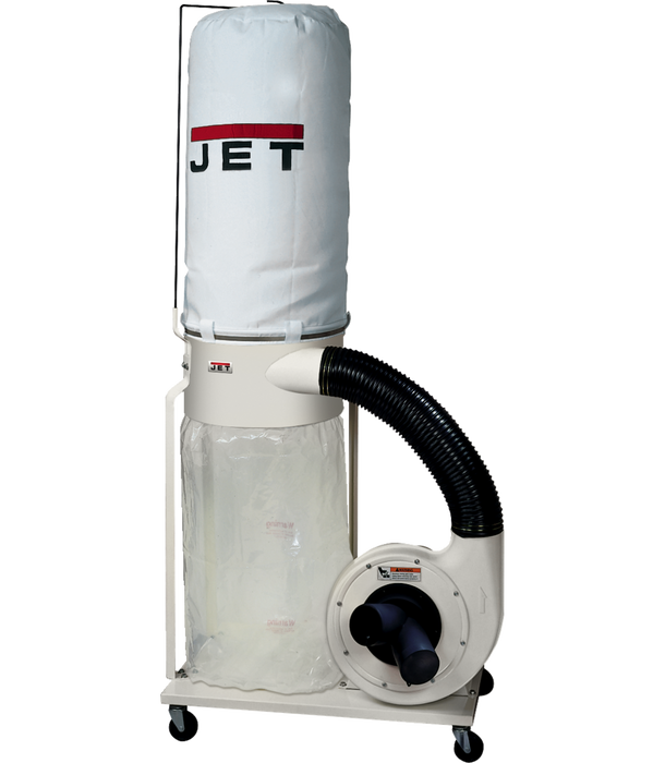 JET | DC-1100VX-5M Dust Collector, 1.5HP 1PH 115/230V, 5-Micron Bag Filter Kit