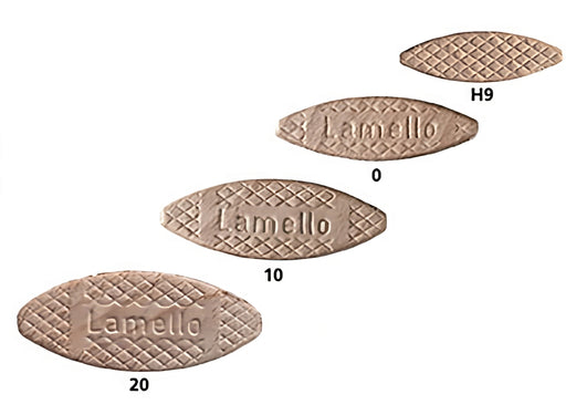 Lamello Wooden Biscuit Connector Blister Packs, Box of 80 and 250