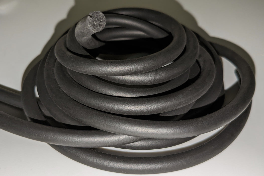 Extruded Round Gasket Cord, 8mm (.3150") Diameter x 100ft - 0000630007H