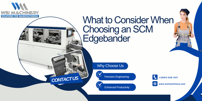 What to Consider When Choosing an SCM Edgebander