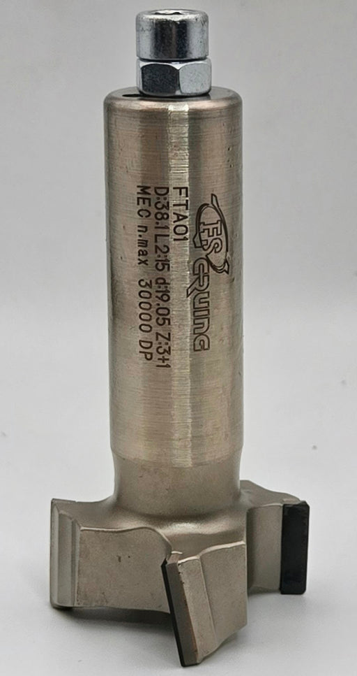1-1/2" PCD Pocketing Tool, 15mm Cut, 3/4" Shank, 3+1 Plunge, 268348R