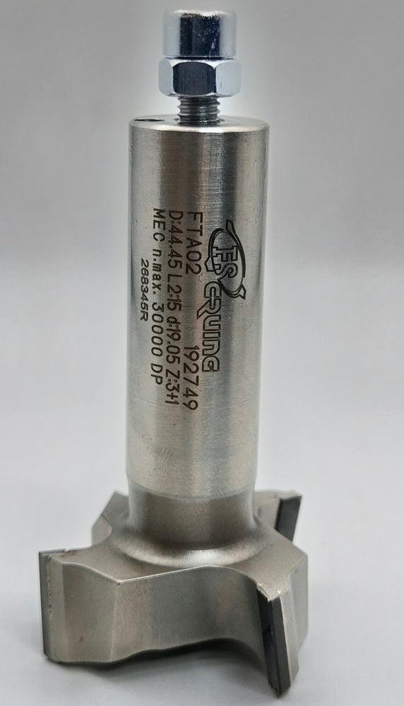 1-3/4" PCD Pocketing Tool, 15mm Cut, 3/4" Shank, 3+1 Plunge, 268345R
