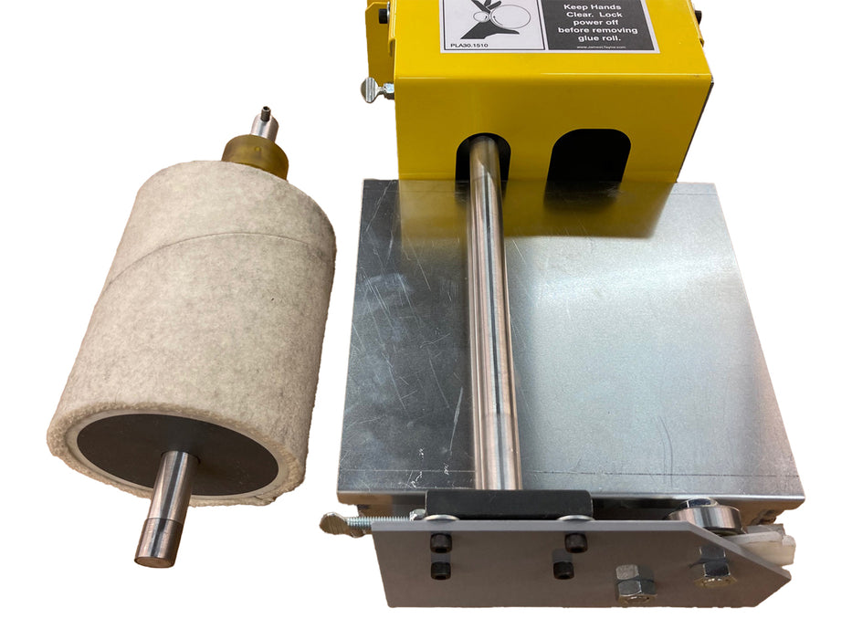 JLT #312A Roller Spreader - Electric Driven 6" Wide Felt Glue Roll Tabletop Unit