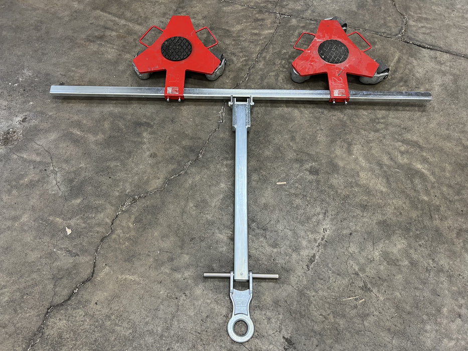 Used GKS 3-Point Rotating Skate/Dolly System Accessory Kit with 3 RL2 Dollies, IN STOCK