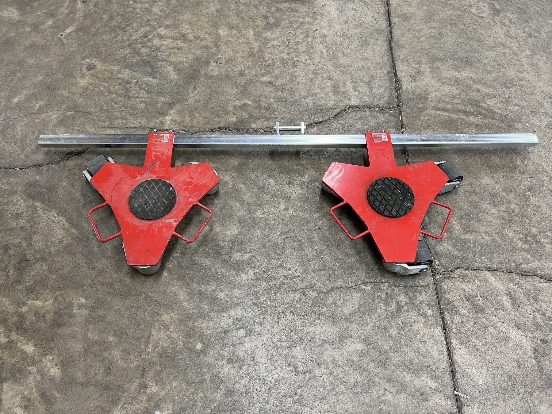 Used GKS 3-Point Rotating Skate/Dolly System Accessory Kit with 3 RL2 Dollies, IN STOCK