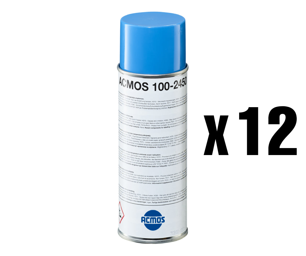 Acmos 100-2450 Glue Release Agent Spray Cans - 12 Pack Case