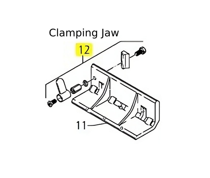 Lamello Clamping Jaw for Classic C2, C3 Biscuit Joiners, 251018