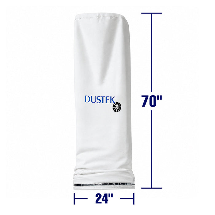 Dustek 48", 60", 72" & 96" Cloth Filter Bags