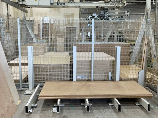 Used 2018 Morbidelli M600 5-Axis 5x12 Flat Table CNC Router with Flexstore Storage Retrieval