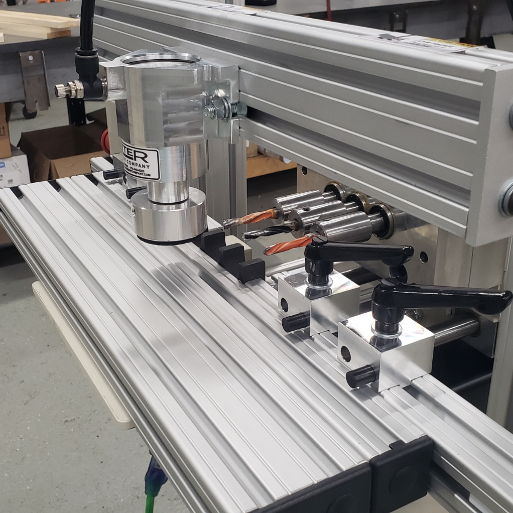 RITTER R132 - TRIPLE SPINDLE HORIZONTAL BORING MACHINE - 32mm Centers ...