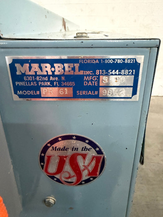 Used Mar-Bel PR 61 Pinch Roller