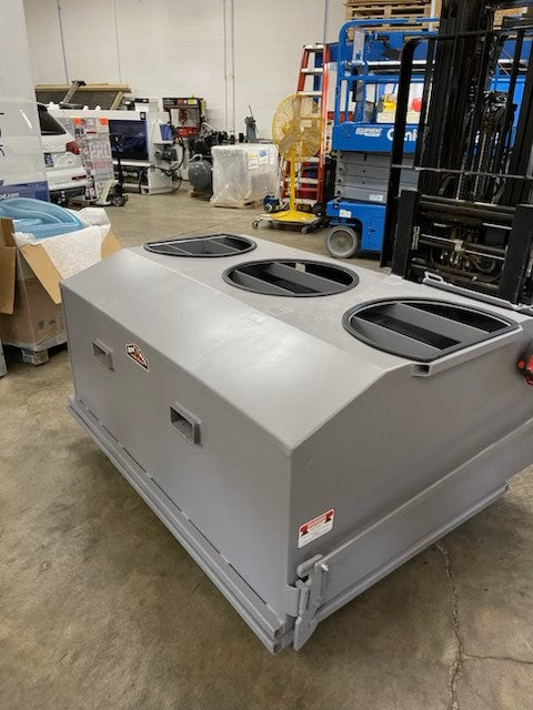 Iron Bull Dust Hopper with Quick Disconnect for Coima SHK Series