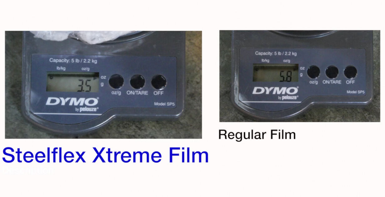 SteelFlex Xtreme, 12" - 18" Wide Hand Film x 60 - 90ga