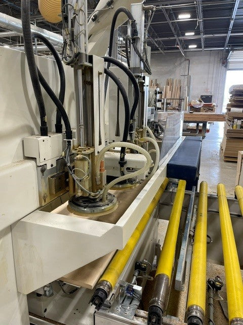 Used 2018 Morbidelli M600 5-Axis 5x12 Flat Table CNC Router with Flexstore Storage Retrieval