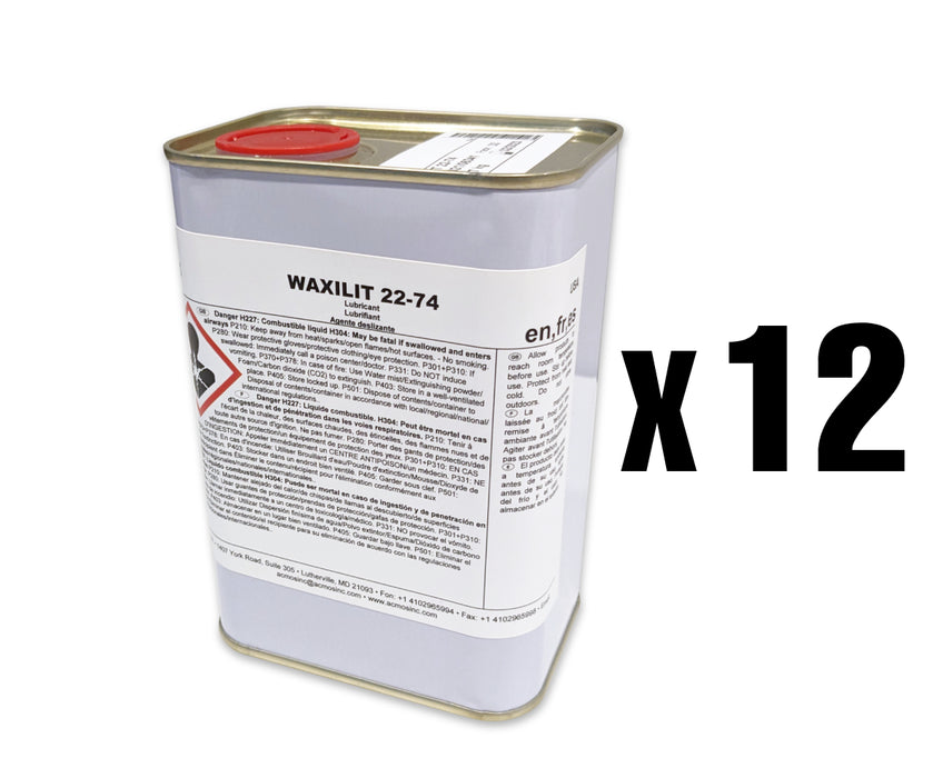 Waxilit 22-74 Moulder Table Lubricant, Non Hazmat - 0.7 kg, 2 & 12 Pack Case