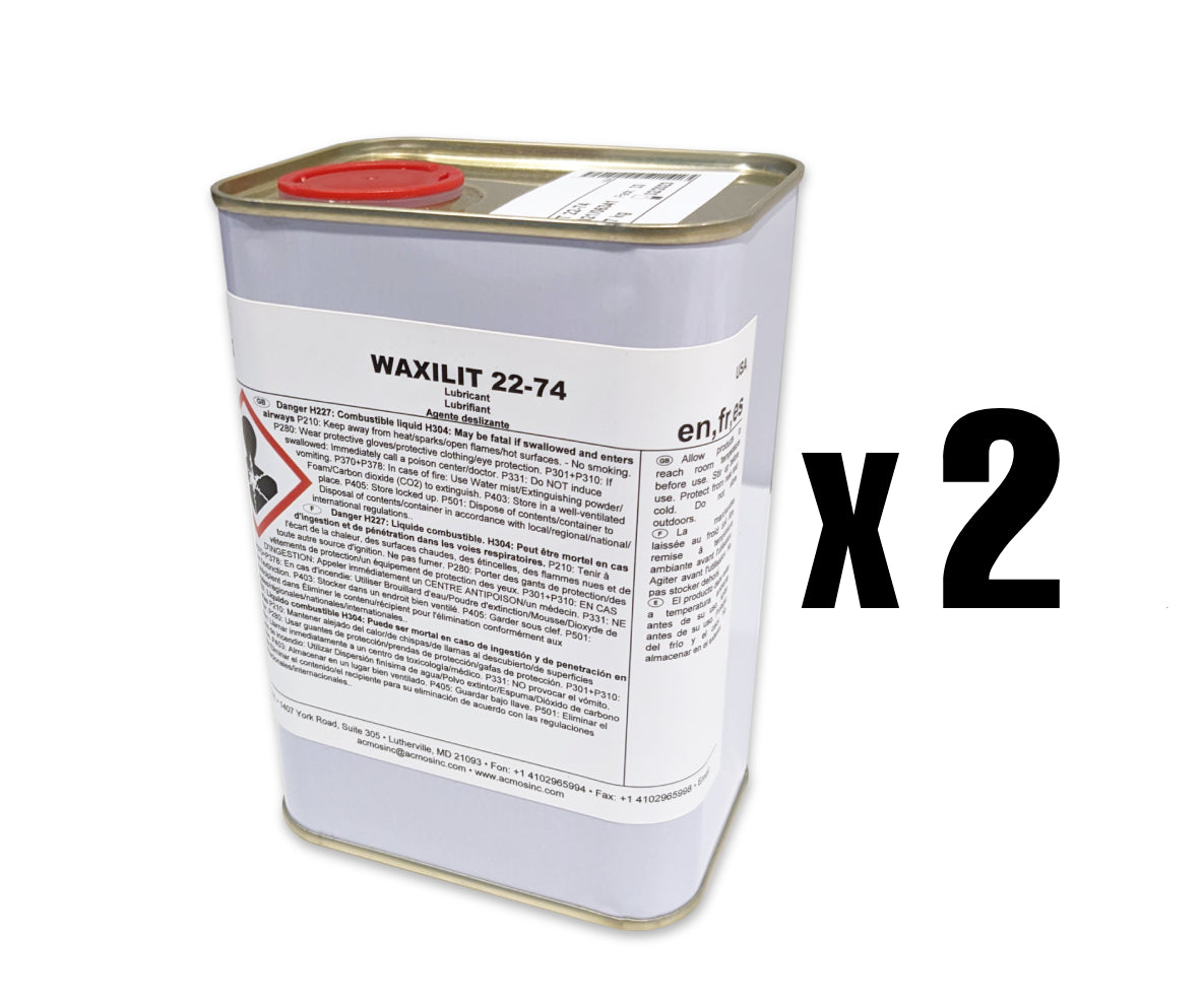 Waxilit 22-74 Moulder Table Lubricant, Non Hazmat - 0.7 kg, 2 & 12 Pack Cases Waxilit 22-74 Moulder Table Lubricant, Non Hazmat - 0.7 kg, 2 & 12 Pack Cases