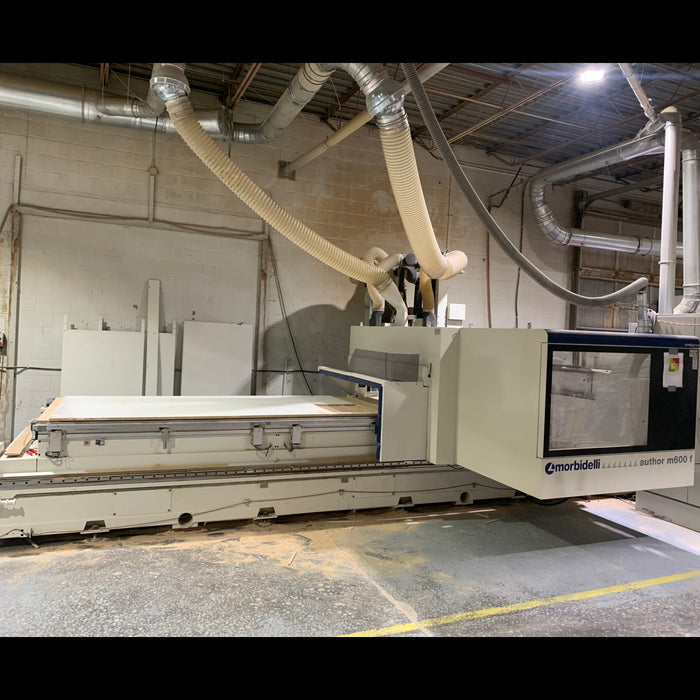 Used 2015 Morbidelli M600 5-Axis 5x12 Flat Table CNC Router