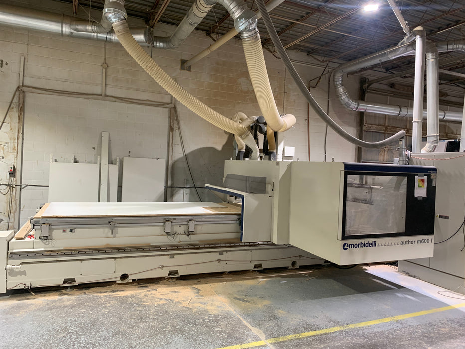 Used 2015 Morbidelli M600 5-Axis 5x12 Flat Table CNC Router