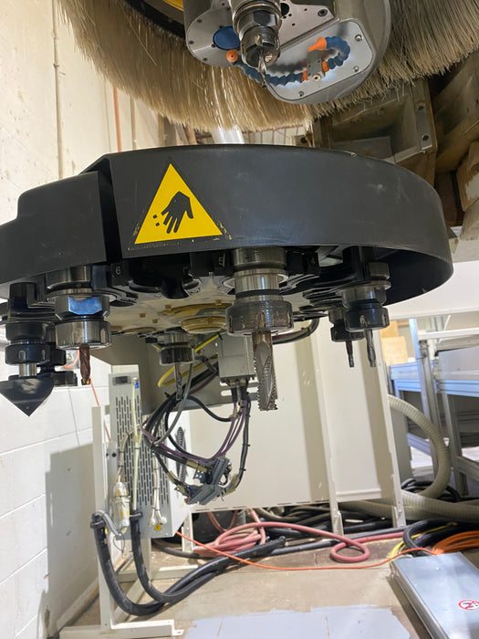 Used 2015 Morbidelli M600 5-Axis 5x12 Flat Table CNC Router