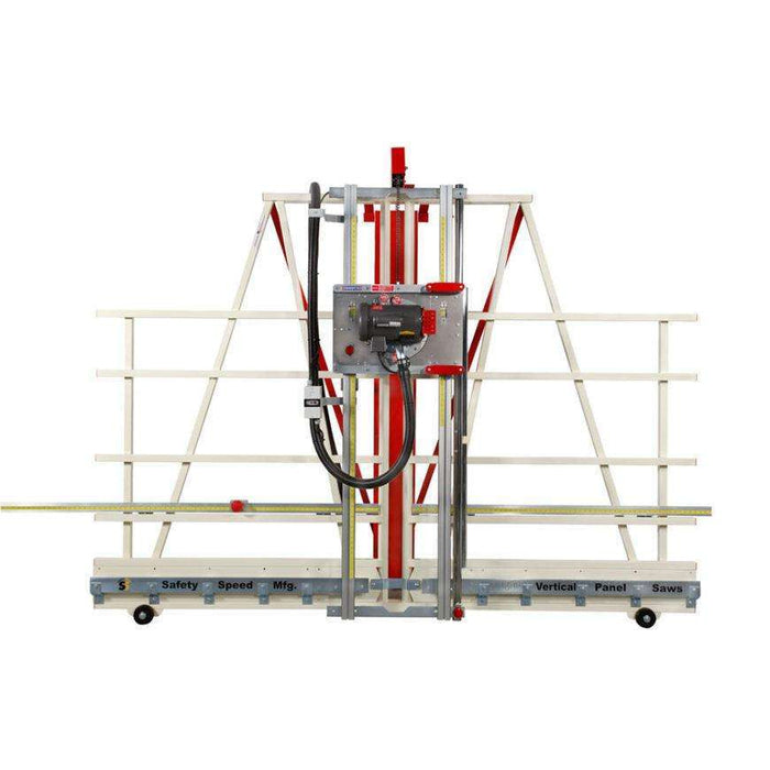 Safety Speed 7000M and 7000MA Heavy Duty Vertical Panel Saws (Shown with optional accessories)