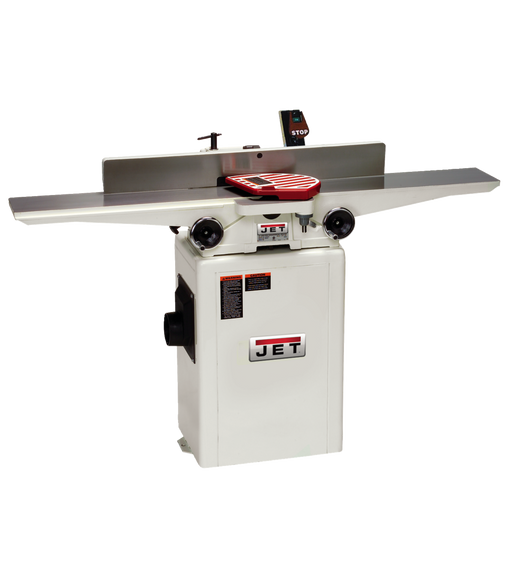 JJ-6HHDX, 6" Long Bed Wood Jointer with Helical Head Kit