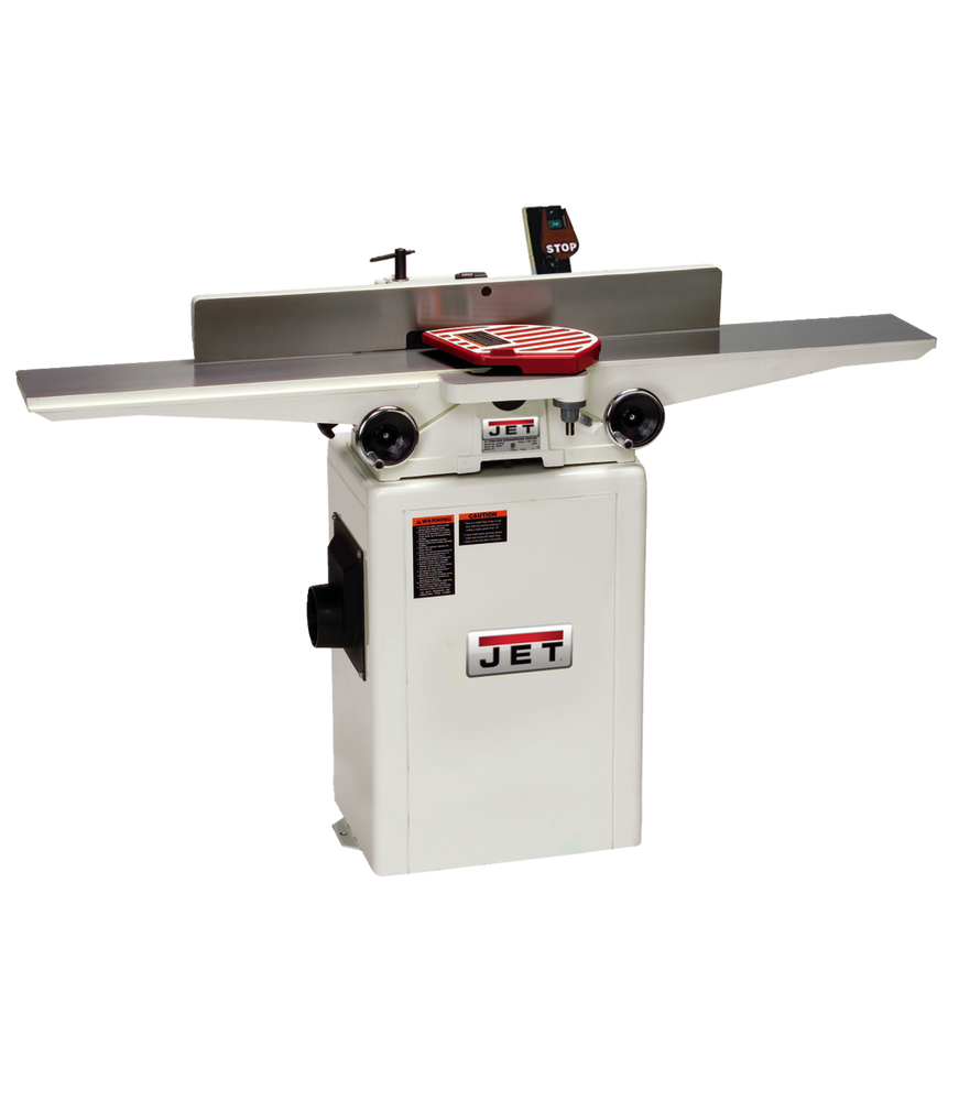 JJ-6HHDX, 6" Long Bed Wood Jointer with Helical Head Kit