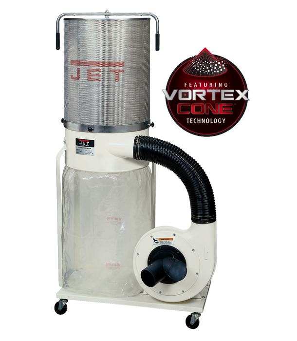 JET | DC-1200VX-CK3 Dust Collector, 2HP 3PH 230/460V, 2-Micron Canister Kit