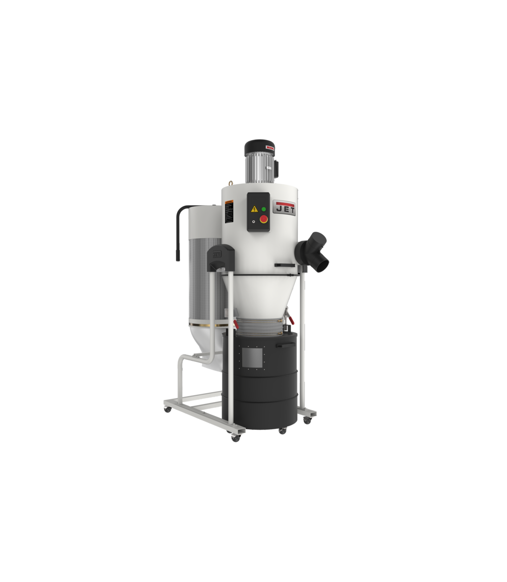 Jet Dust Extractor JET® Portable Cyclone Dust Collector - 1 Micron Filter - 2HP | JET ...