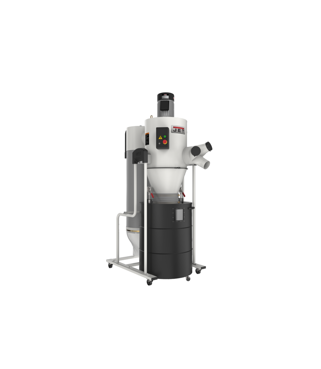 Jet Dust Extractor JET® Portable Cyclone Dust Collector - 1 Micron Filter - 3HP | JET ...
