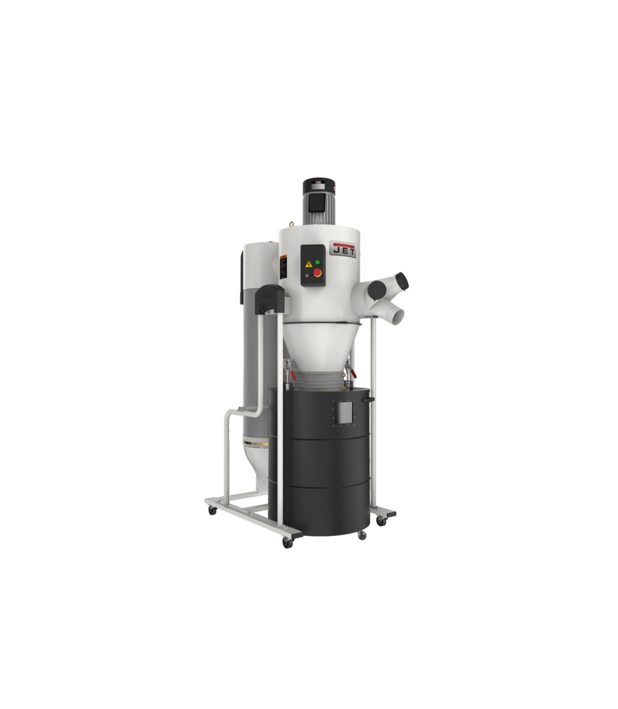 Jet Dust Extractor JET® Portable Cyclone Dust Collector - 1 Micron Filter - 3HP | JET ...