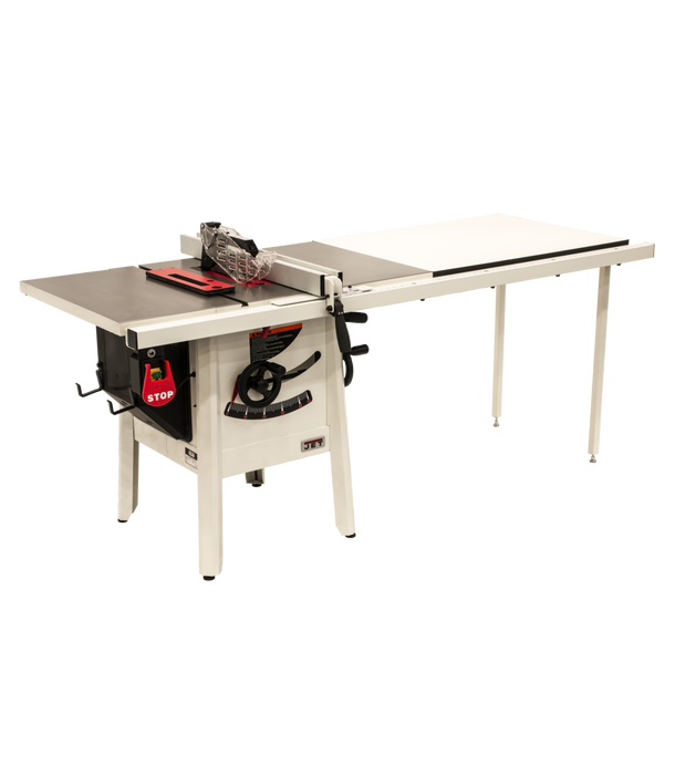 The JPS-10 1.75 HP 115V 52" Proshop Tablesaw with Cast wings