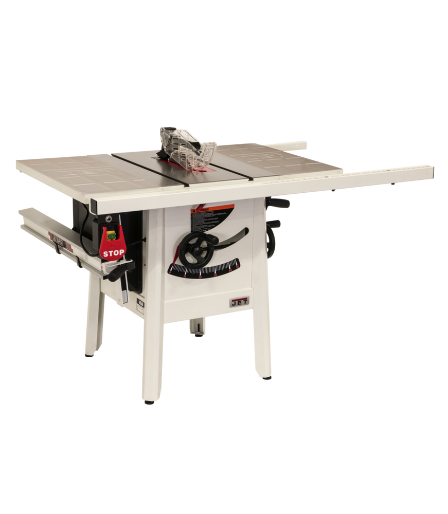 The JPS-10 1.75 HP 115V 30" Proshop Tablesaw with Steel wings
