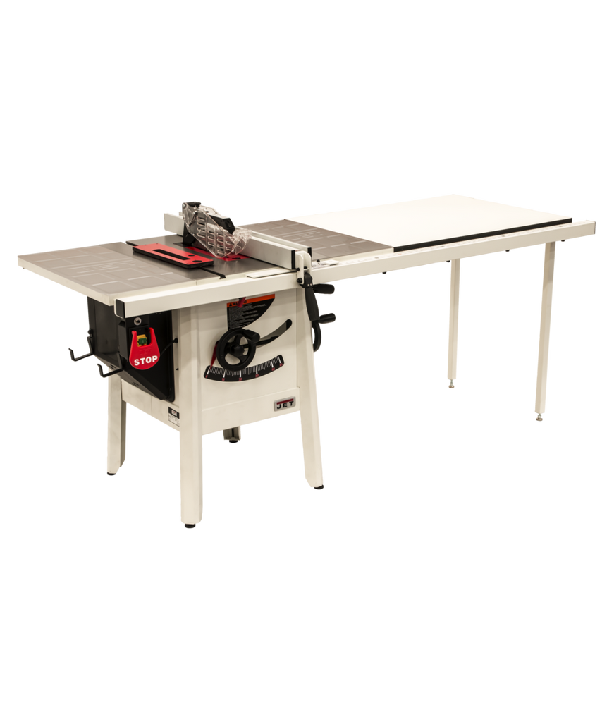 The JPS-10 1.75 HP 115V 52" Proshop Tablesaw with Steel wings