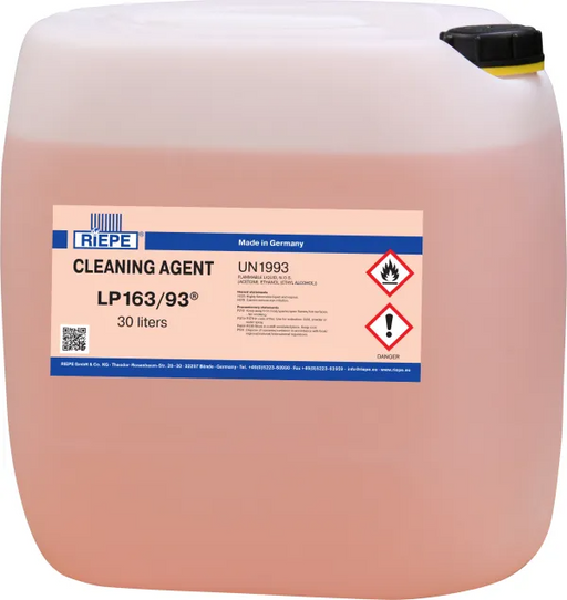 Riepe LP163/93 Cleaning Agent - 7.92 Gallons (30L)