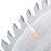 12" x 1", TCG, 72T, Carbide Tipped Saw Blade for Sliding Table Saws, DT12721