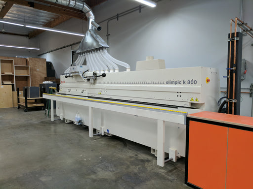 Sold 2017 SCM Olimpic K800 FRT Single Sided Edgebander – with Air Fusion Upgrade