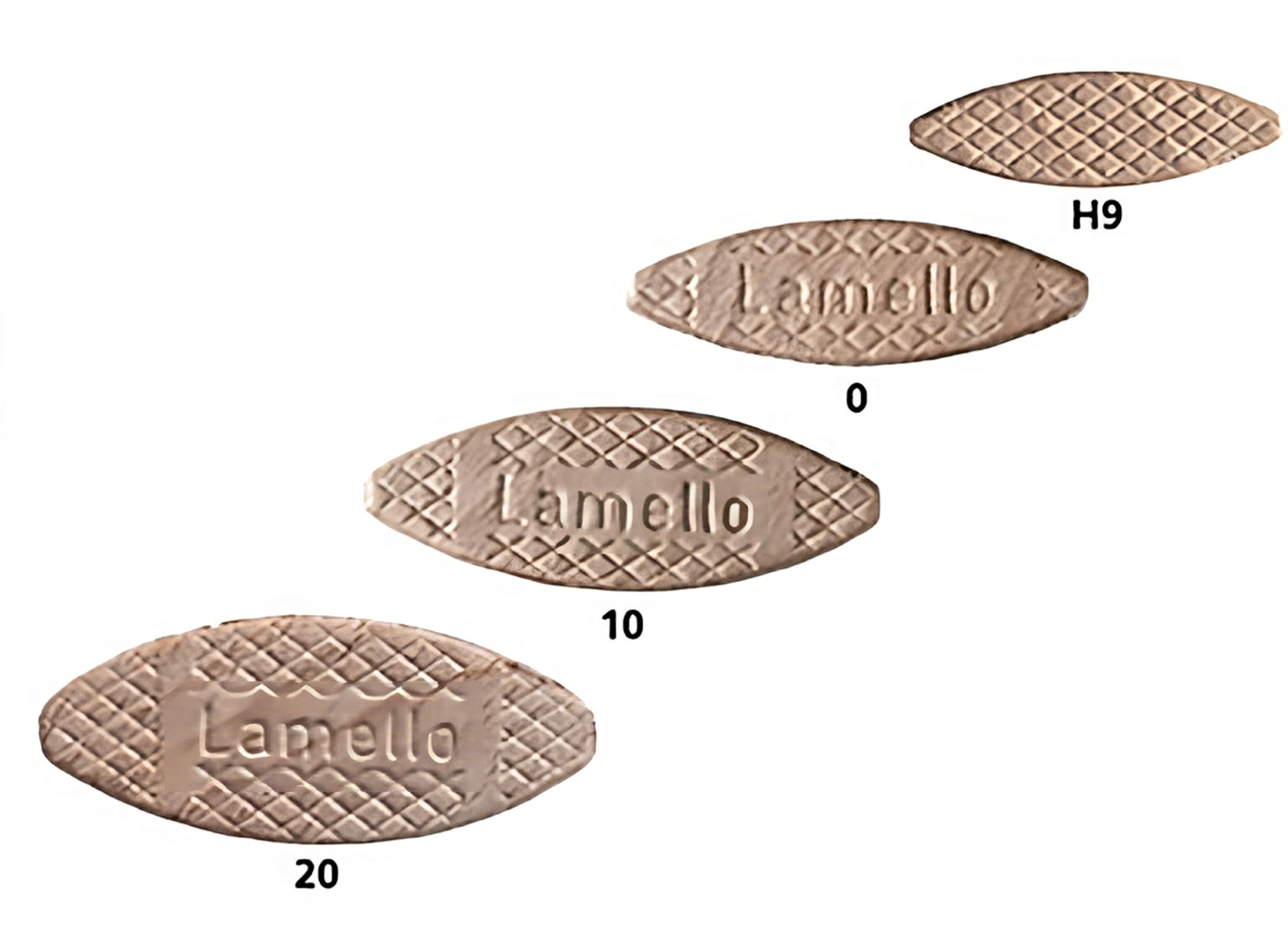 Lamello Wooden Biscuit Connector Blister Packs