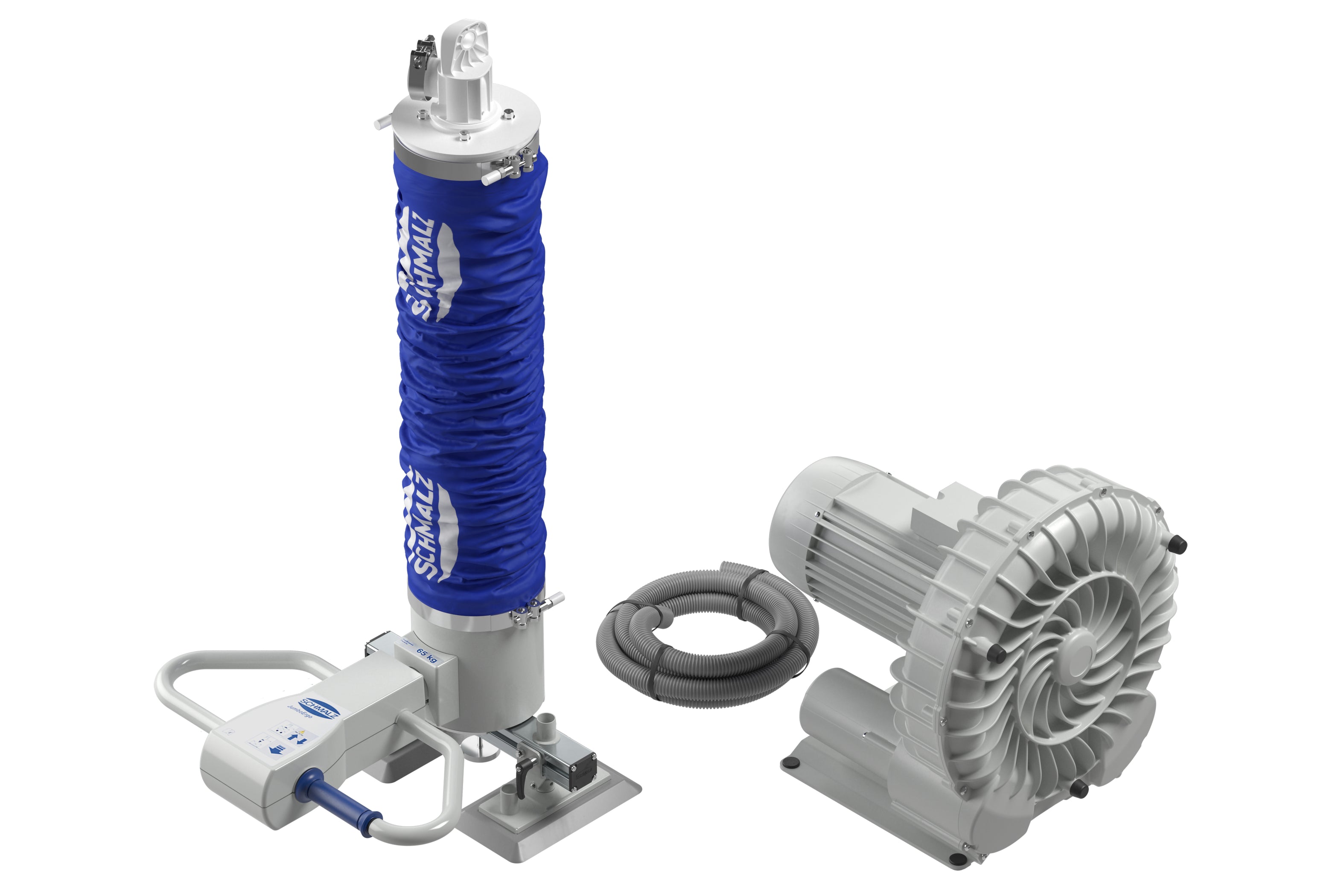 Schmalz Ergo 85 Vacuum Lifter with Gorbel Jib Crane - Manufacturing
