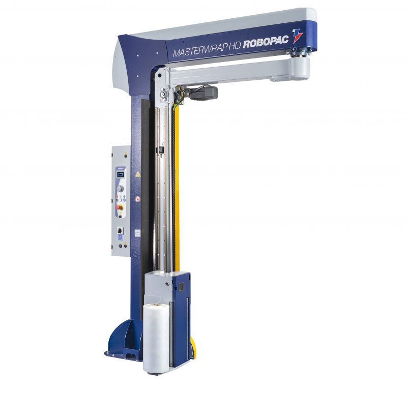 Master Wrapper Logo Masterwrap HD Semi-Automatic Rotary Arm Stretch Wrapper — WSI Machinery
